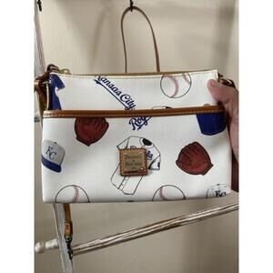 Dooney Bourke X MLB Kansas City Royals Leather Shoulder Bag